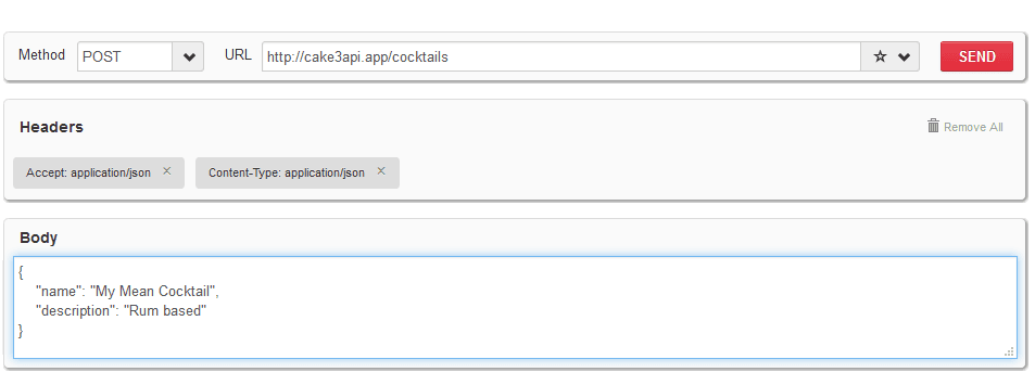 How to use a CakePHP 3 REST API